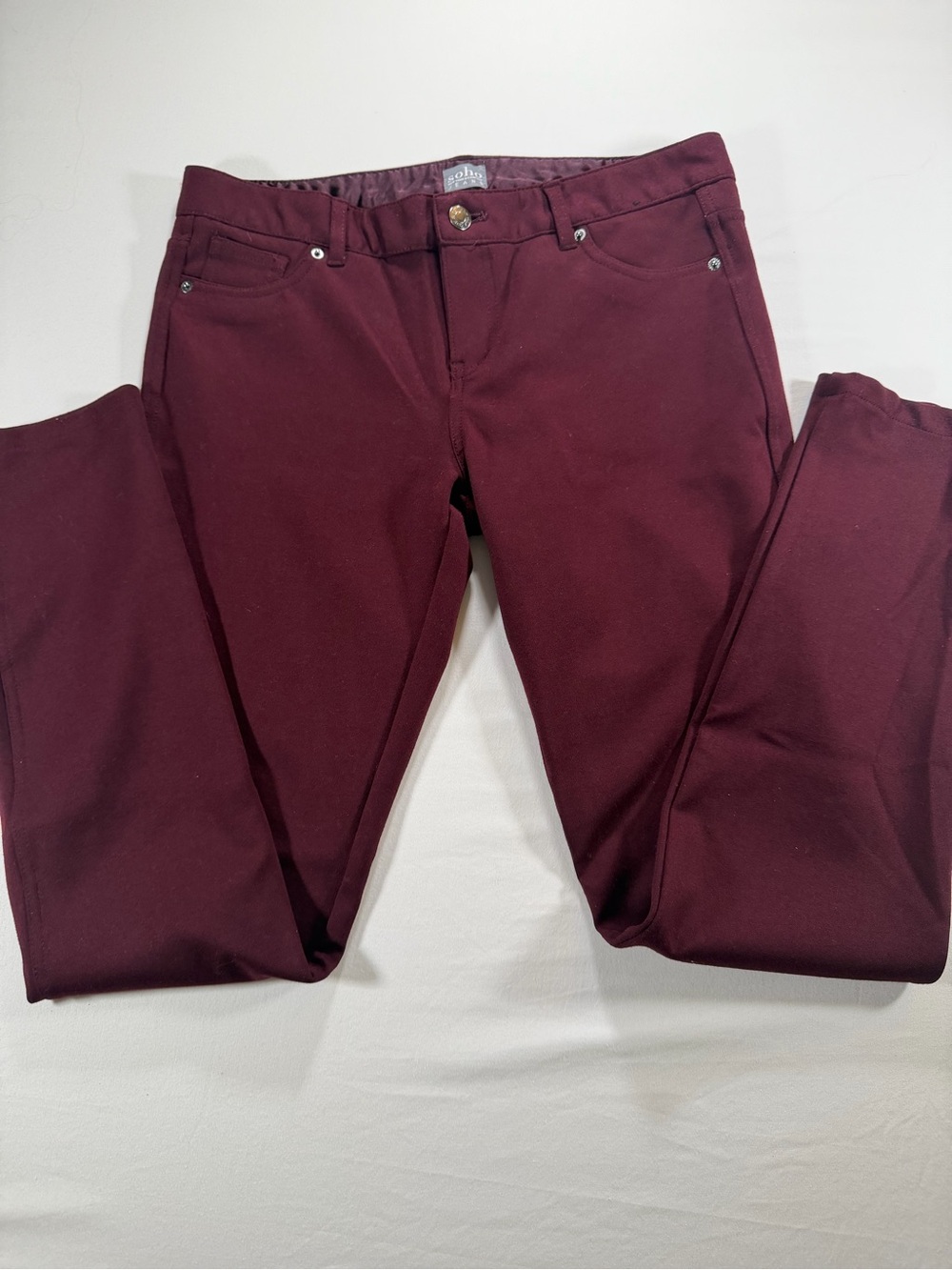 New York and co Women's Burgundy pants